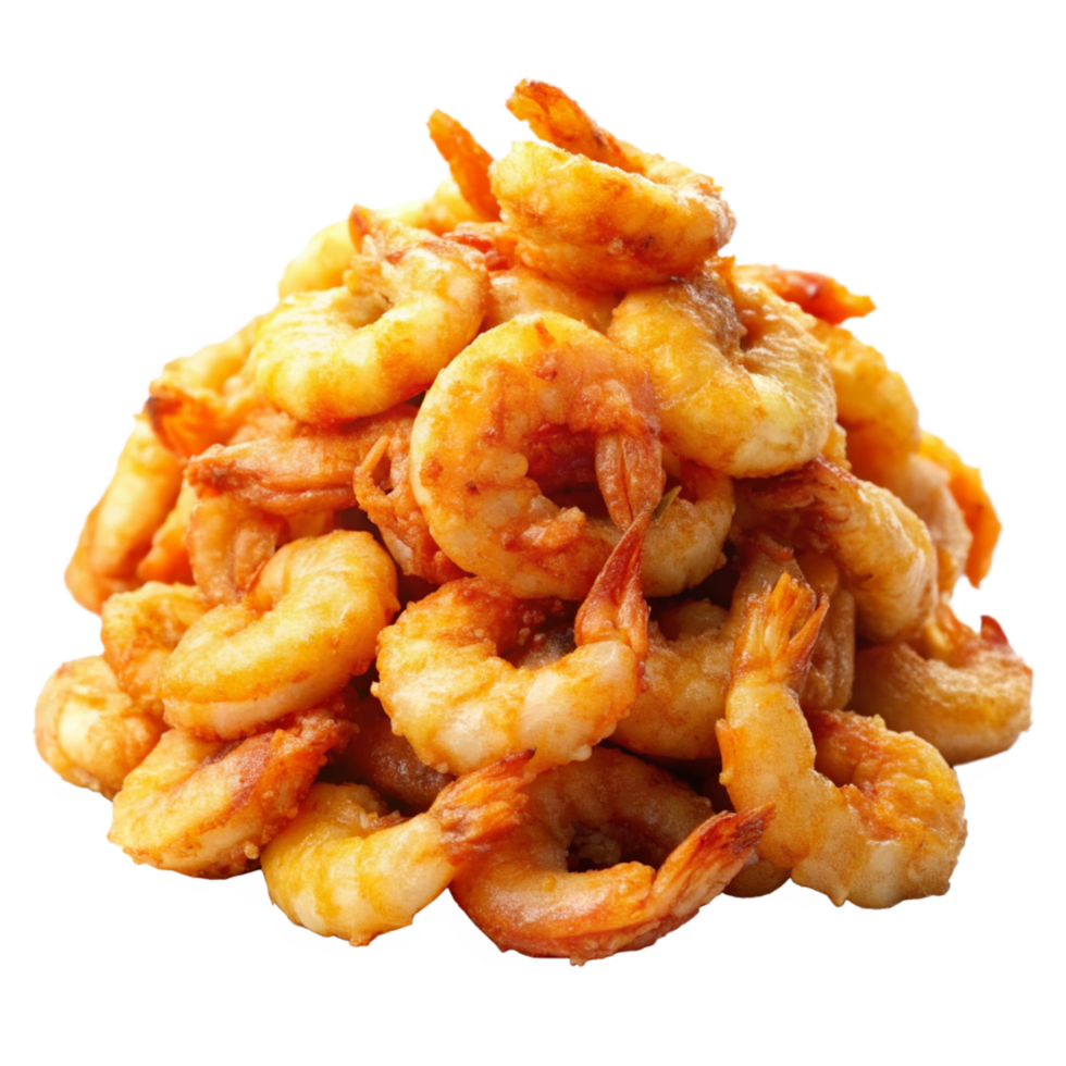 Heap of Fried Shrimps Design png