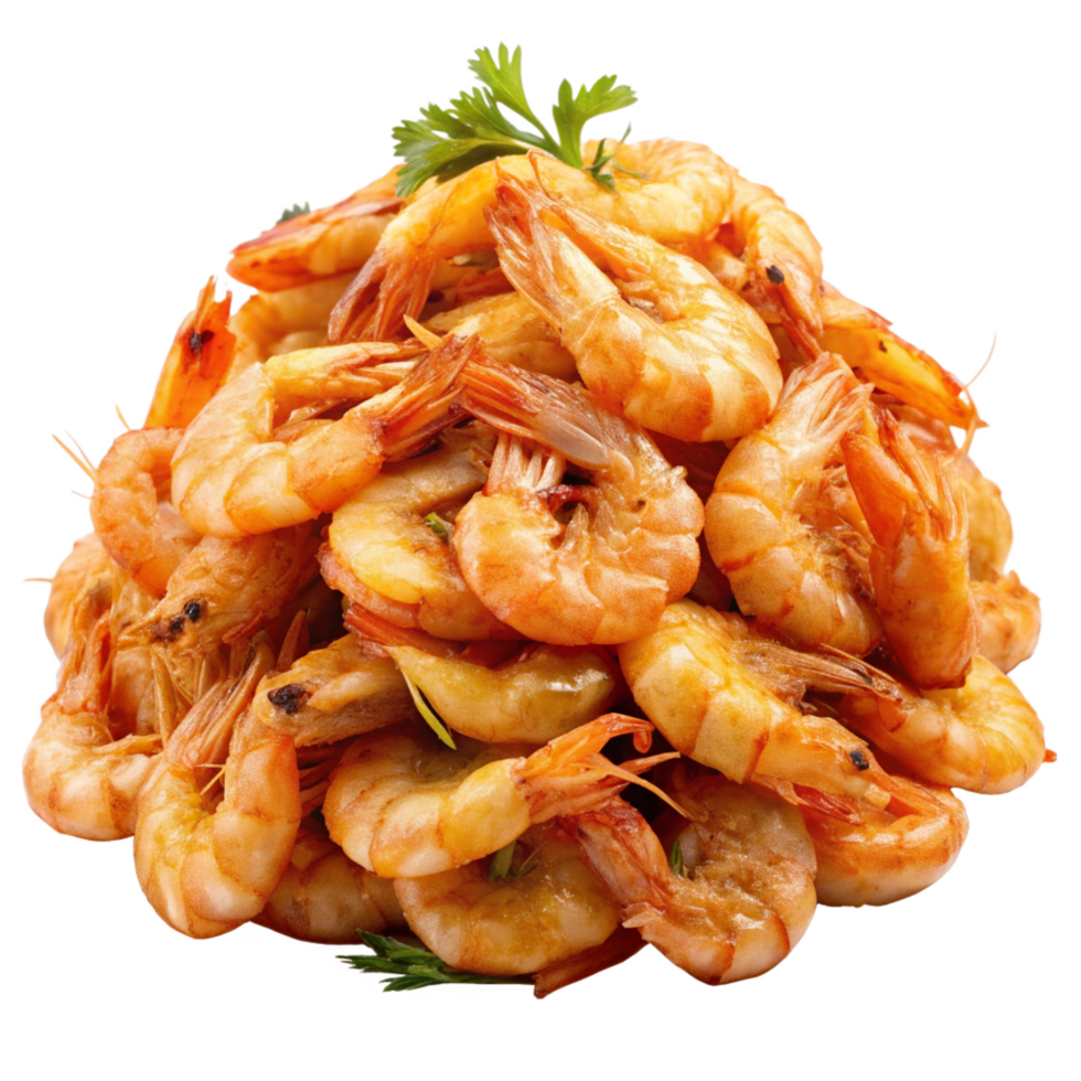 Heap of Fried Shrimps Clip png