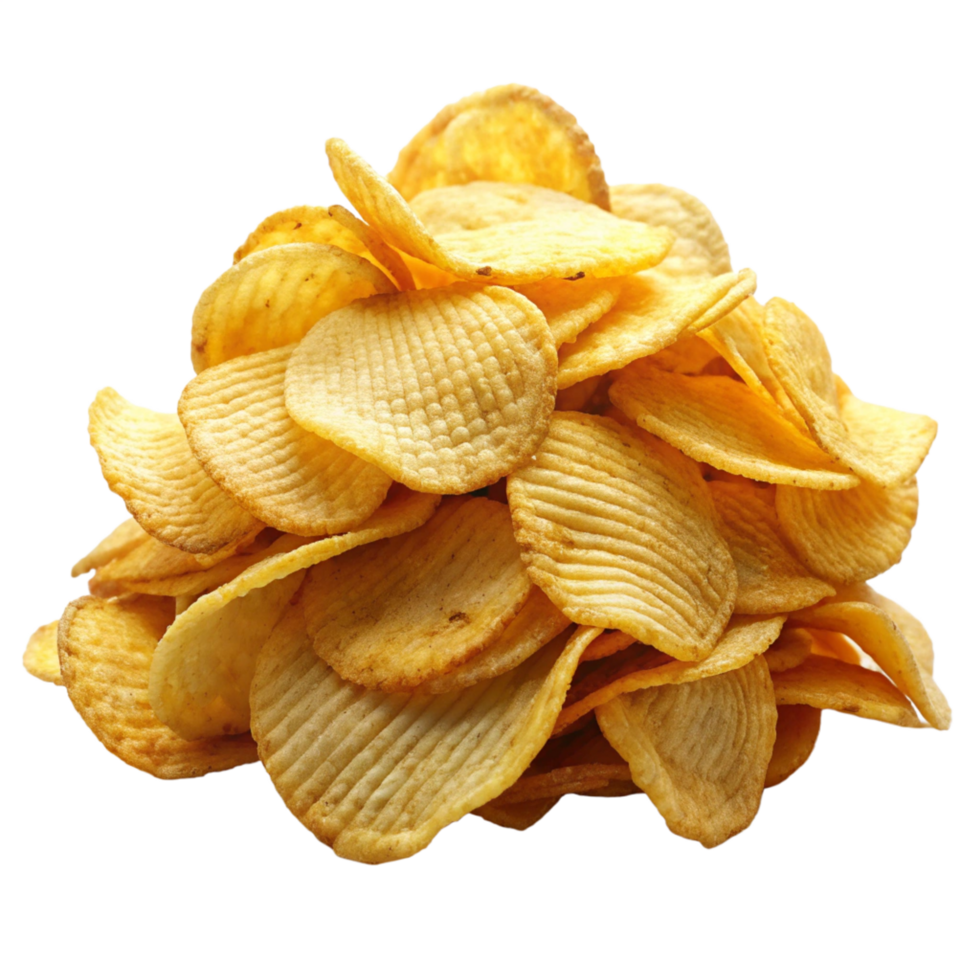 Heap of Potato Chips Realistic png