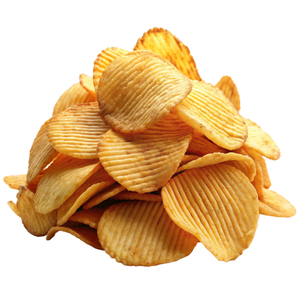 Heap of Potato Chips Design png