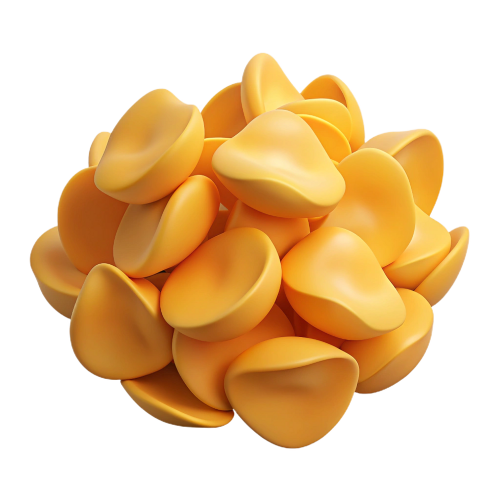 Heap of Potato Chips 3d ImIconage png
