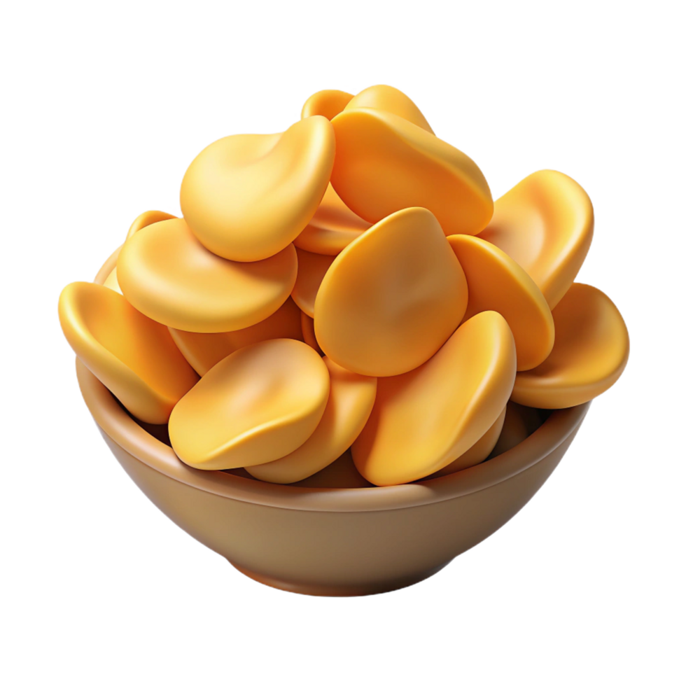 Heap of Potato Chips 3d Asset png