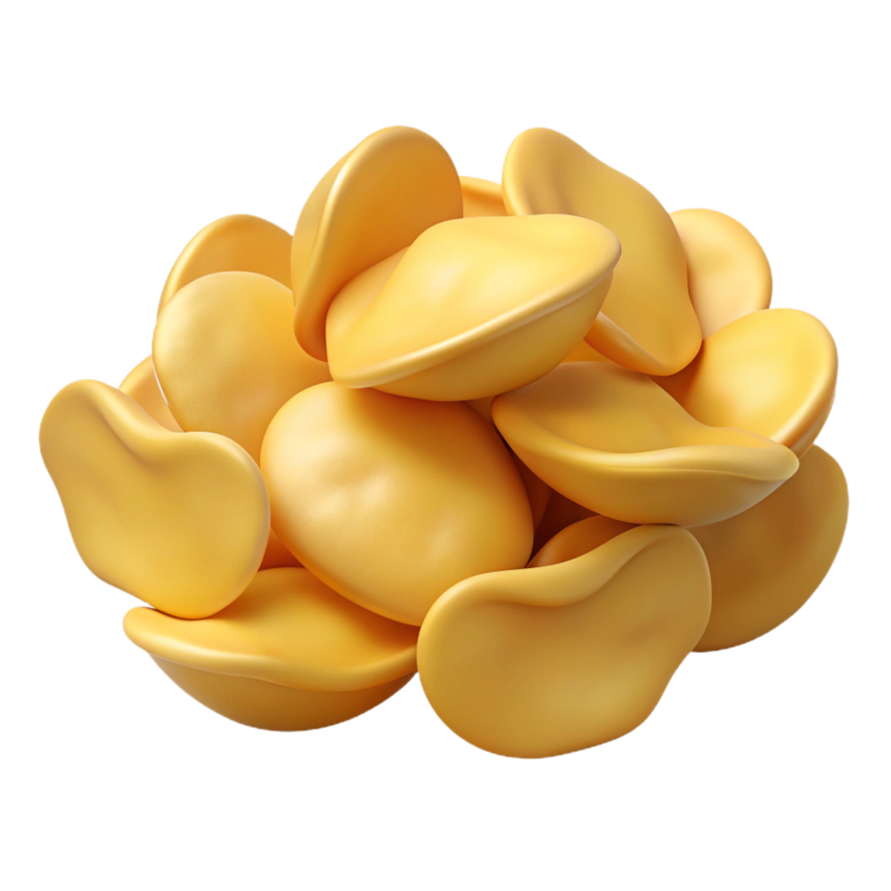 Heap of Potato Chips 3d Design png