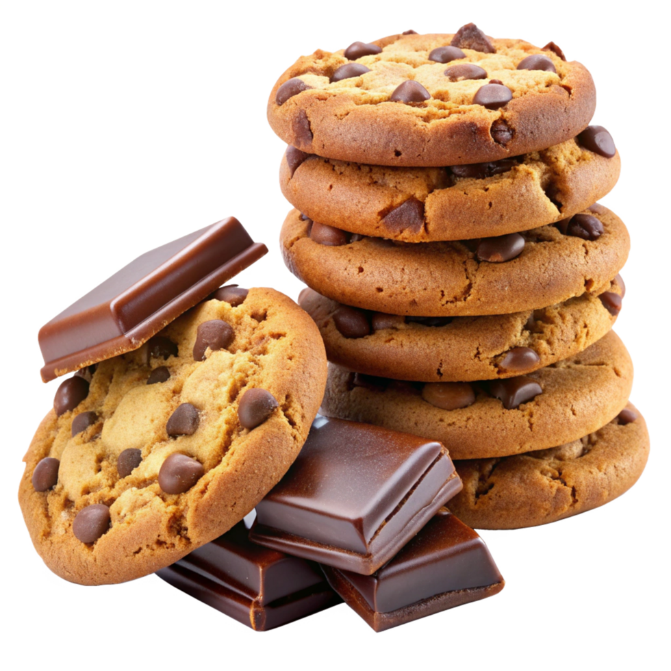 Heap of Cookies and Chocolate Realistic png
