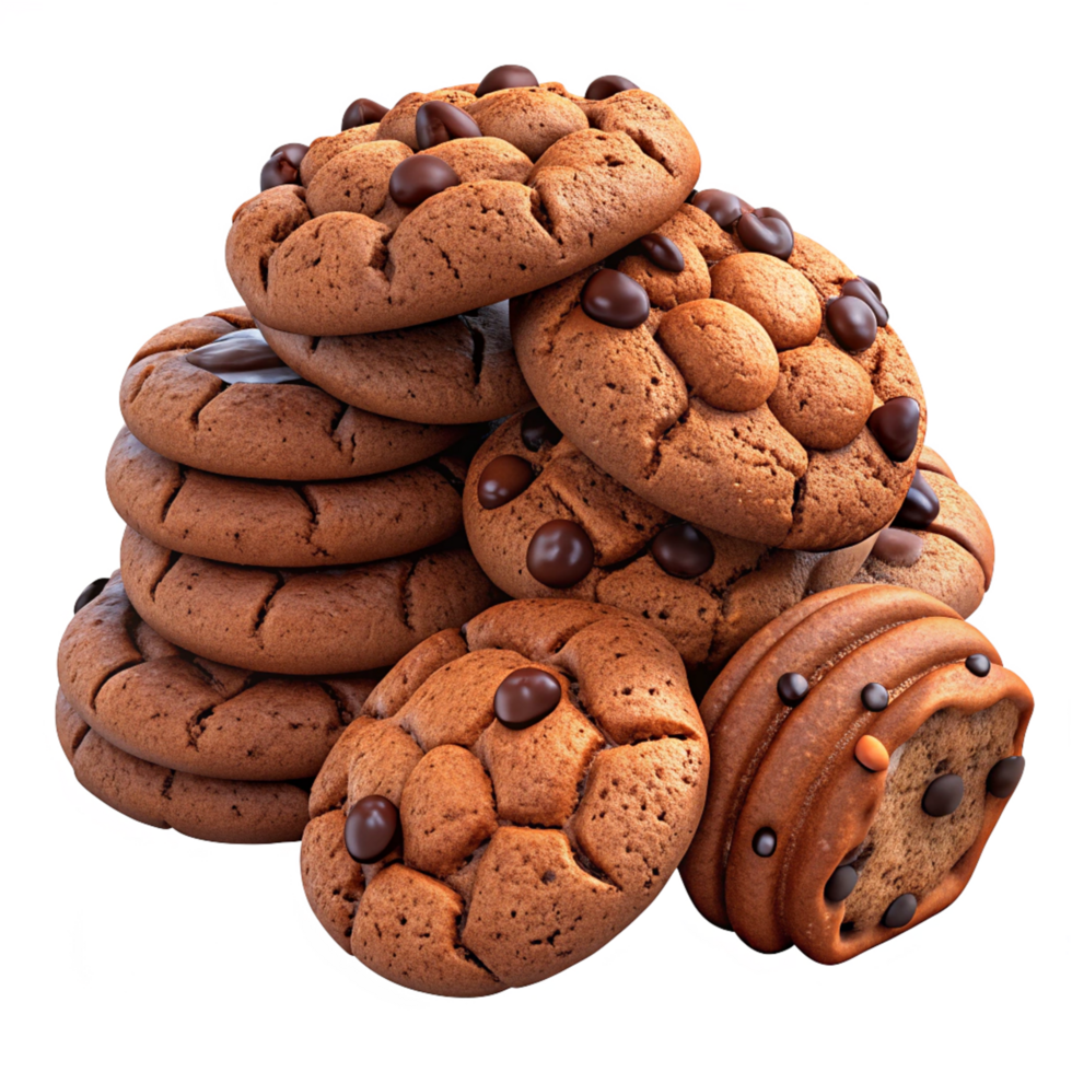Heap of Cookies and Chocolates Clip Art png