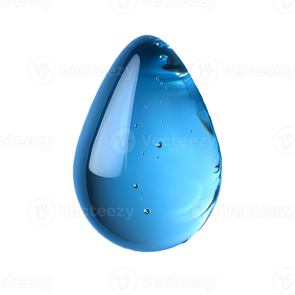 drop of water . Blue water drop top view . Water drop for skin hydration and skincare concept of organic and plant based ingredients. Water splash for skin hydration png