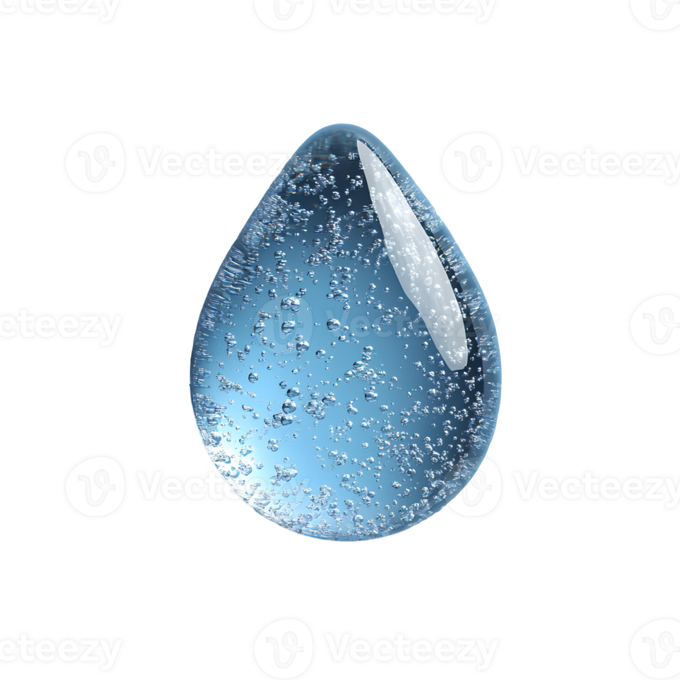 drop of water . Blue water drop top view . Water drop for skin hydration and skincare concept of organic and plant based ingredients. Water splash for skin hydration png