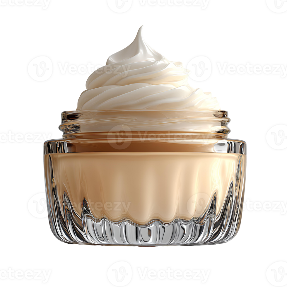 Jar of facial cream . facial skincare cream full of antioxidants and barrier boosting ingredients such as retinol, hyaluronic acid, vitamin c and glycerin. cream for face png