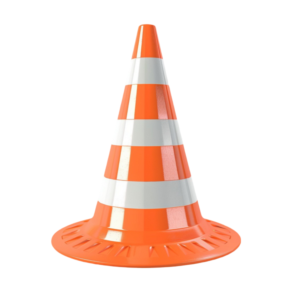 Traffic Cone On Transparent Background png