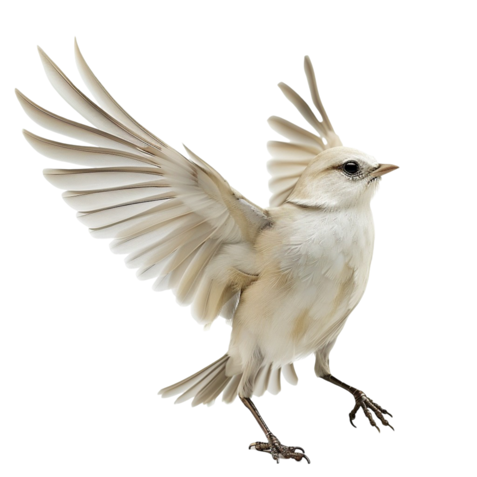 A White Bird With Its Wings Spread Out Transparent Background. png