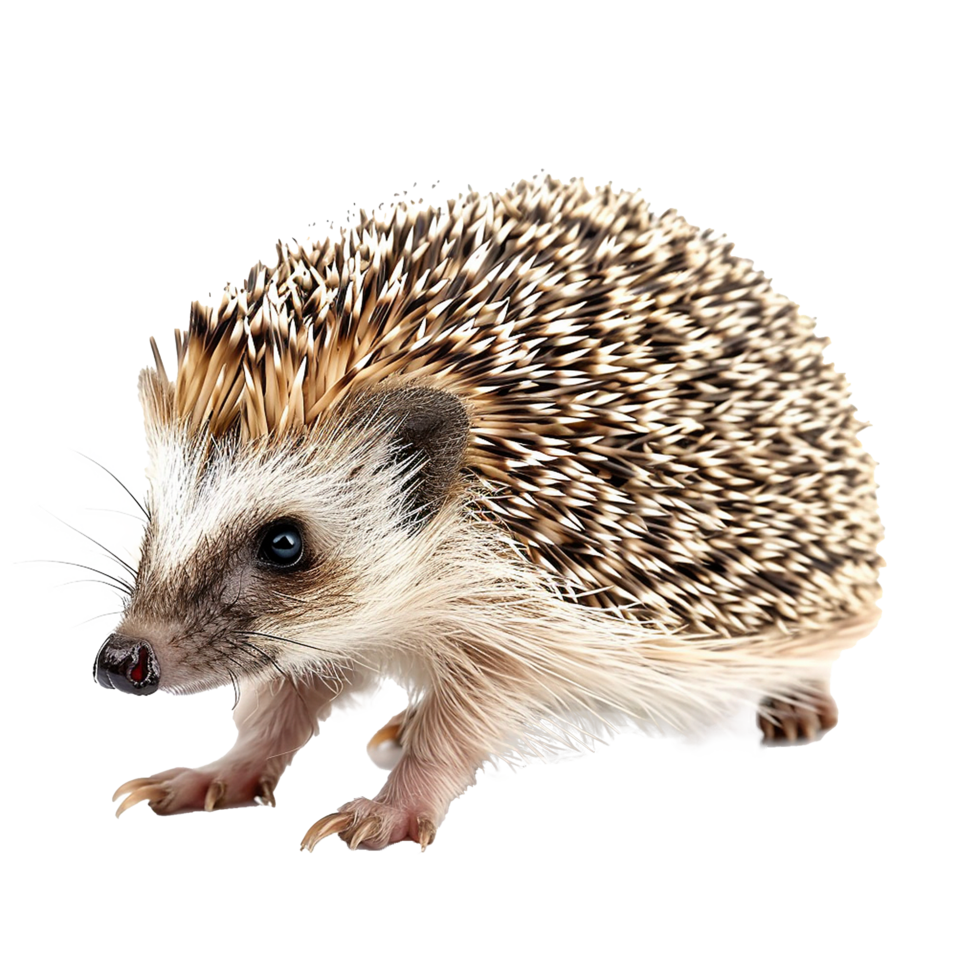 Hedgehog animal isolated on transparent background png
