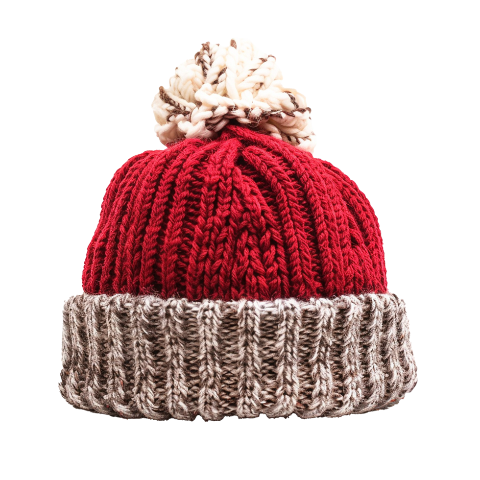 Knitted hat isolated on transparent background png