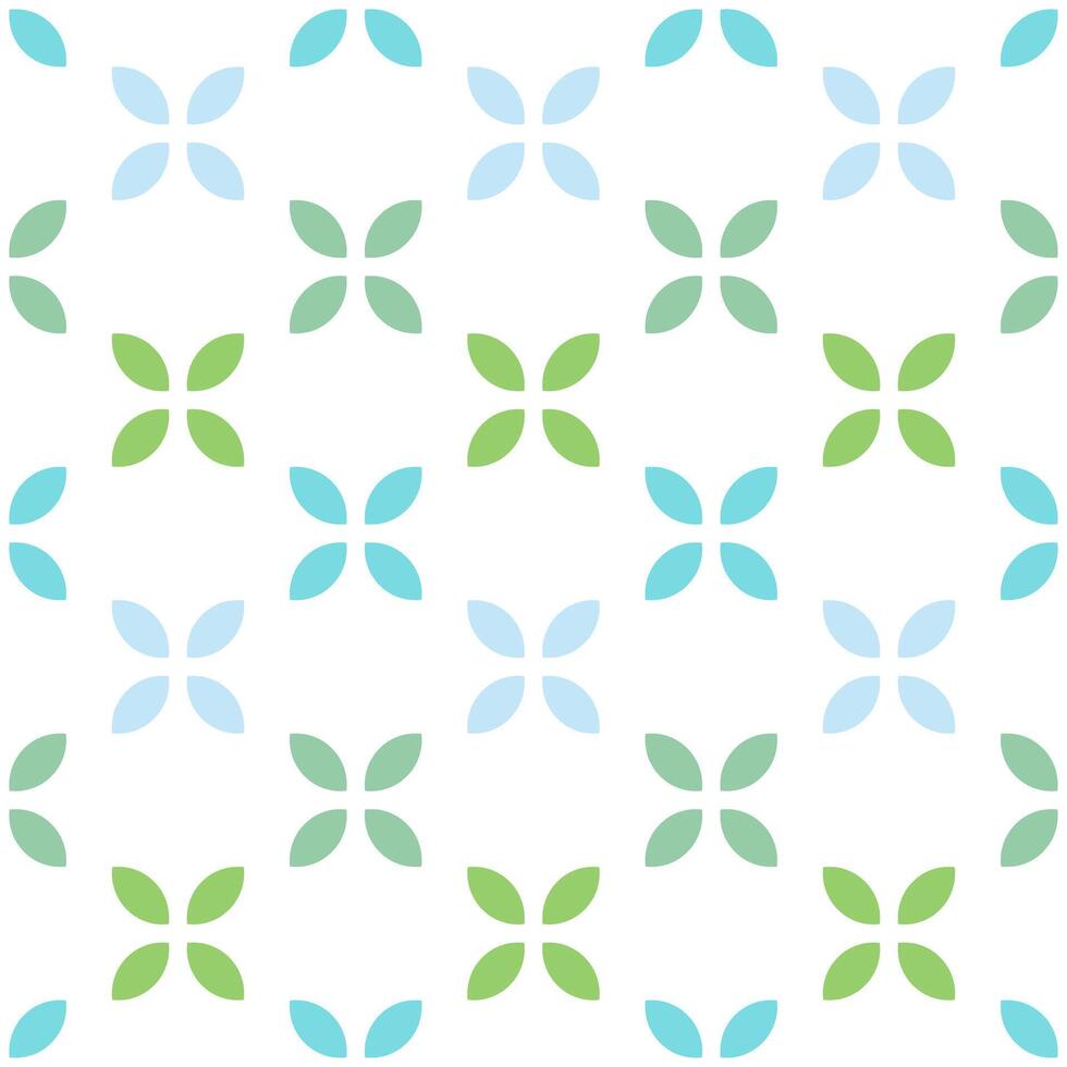 Seamless Floral decorative pattern, tile decor, Background with copy space vector