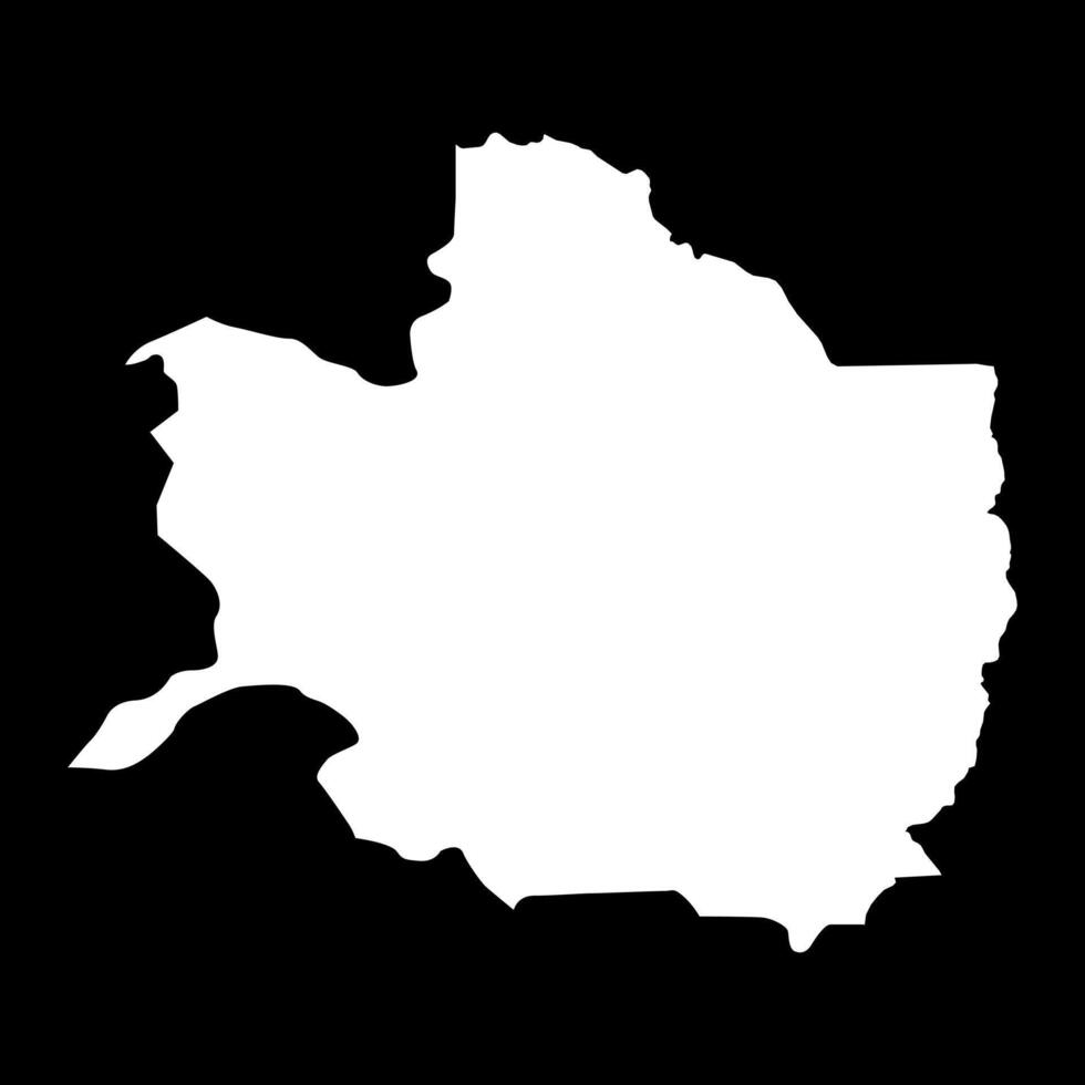 Razavi Khorasan province map, administrative division of Iran. illustration. vector