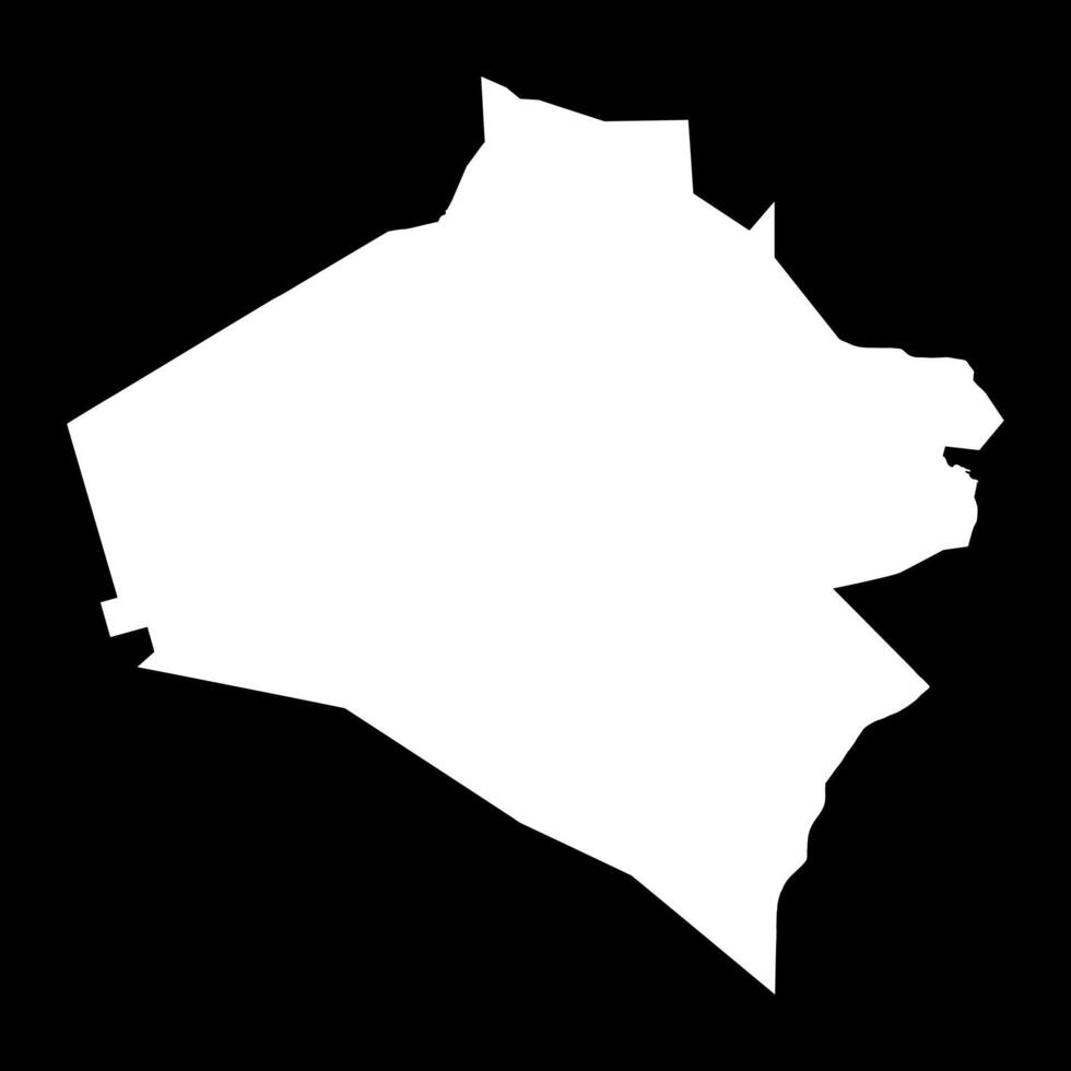Al Anbar Governorate map, administrative division of Iraq. illustration. vector