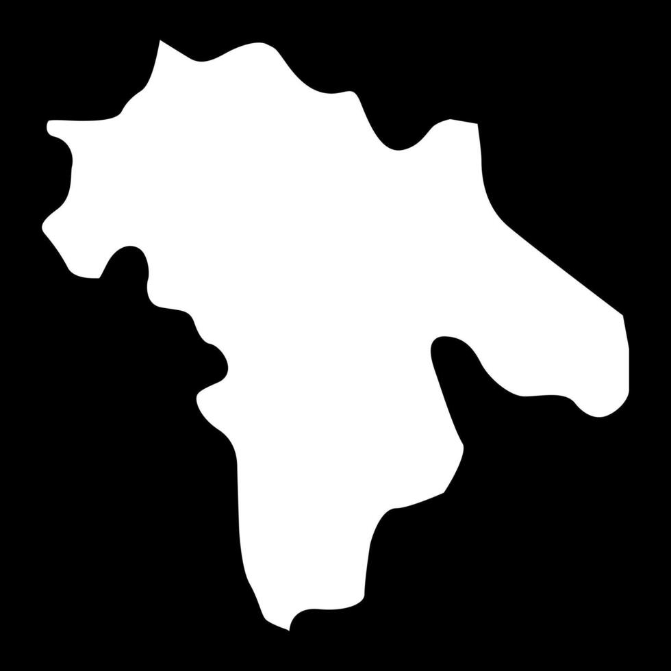 Kohgiluyeh and Boyer Ahmad province map, administrative division of Iran. illustration. vector