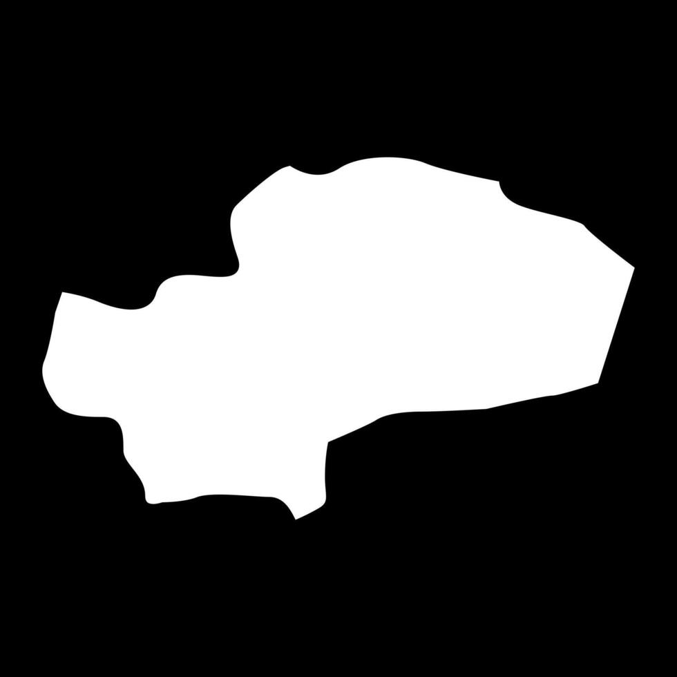 Qom province map, administrative division of Iran. illustration. vector