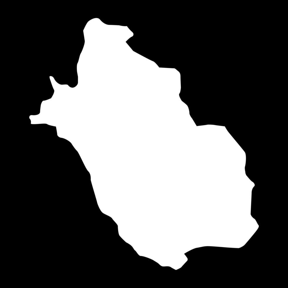 Fars province map, administrative division of Iran. illustration. vector