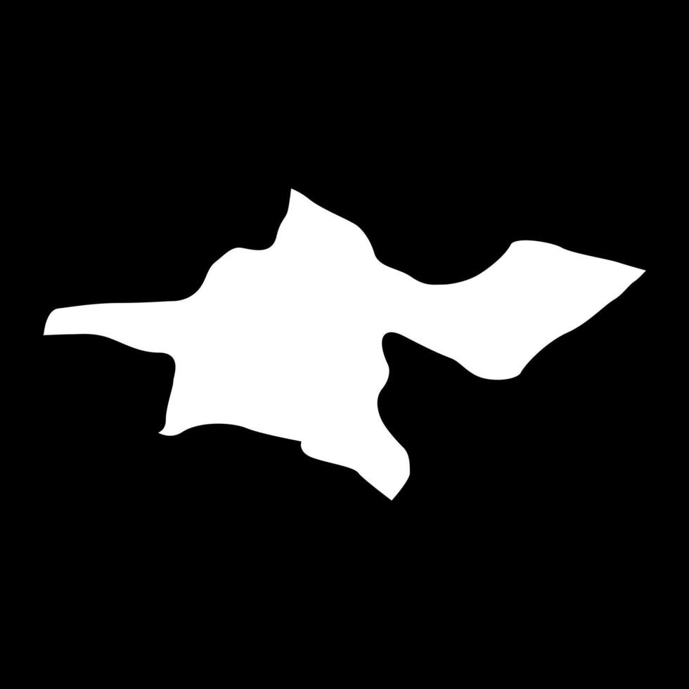 Tehran province map, administrative division of Iran. illustration. vector