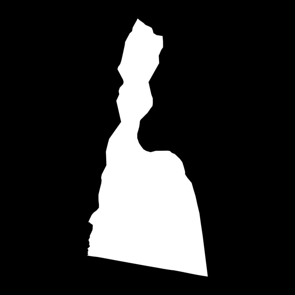 Aqaba governorate map, administrative division of Jordan. vector