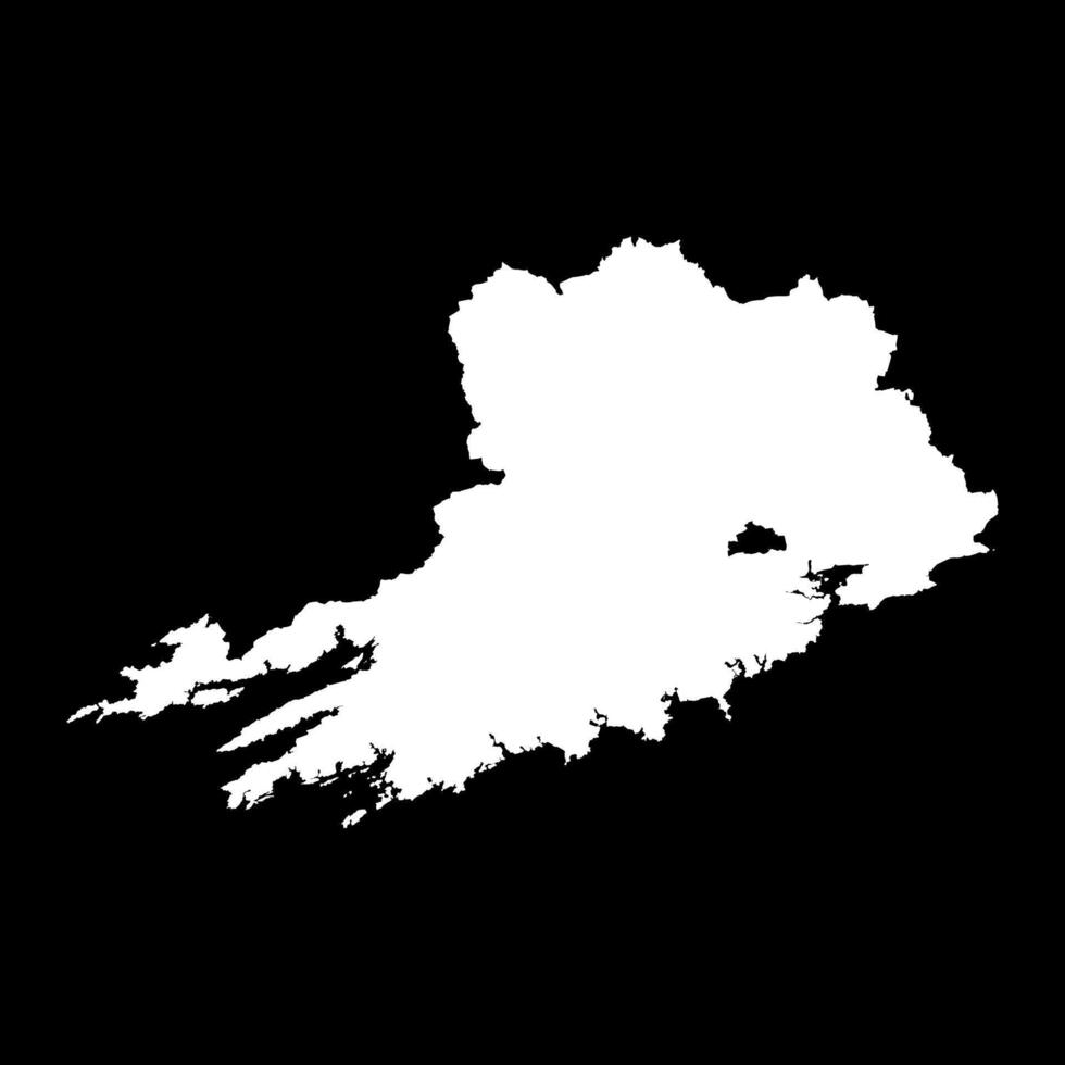 County Cork map, administrative counties of Ireland. illustration. vector