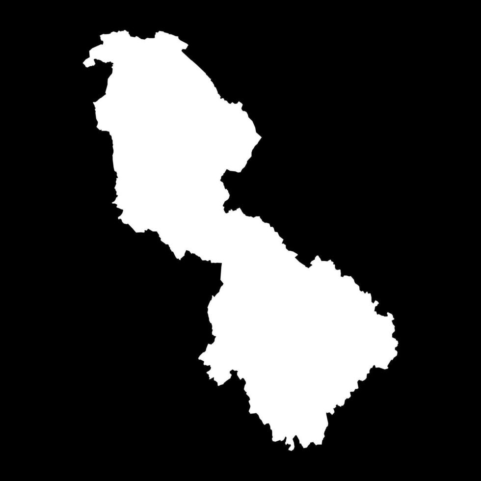 County Leitrim map, administrative counties of Ireland. illustration. vector
