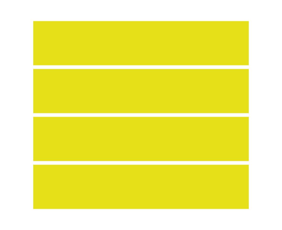 Rectangle Geometric Shape Collection Symbol Yellow Element Graphic Design Illustration vector