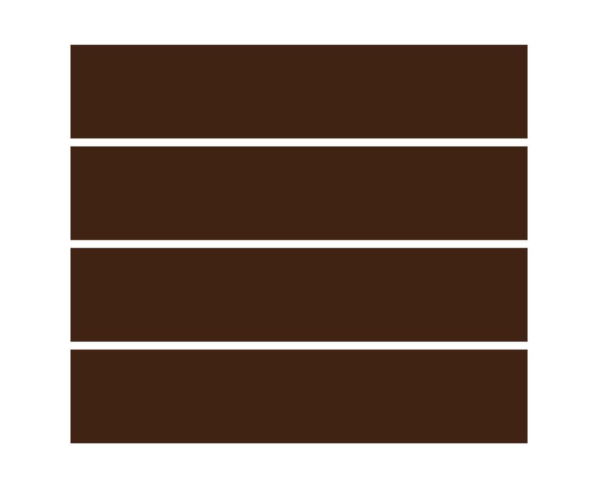 Rectangle Geometric Shape Collection Symbol Brown Element Graphic Design Illustration vector