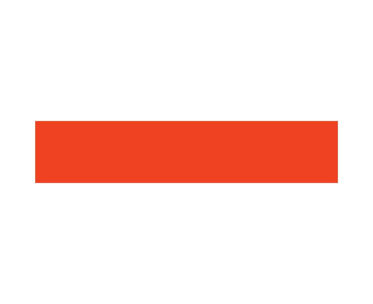 Rectangle Geometric Shape Symbol Orange Element Graphic Design Illustration vector