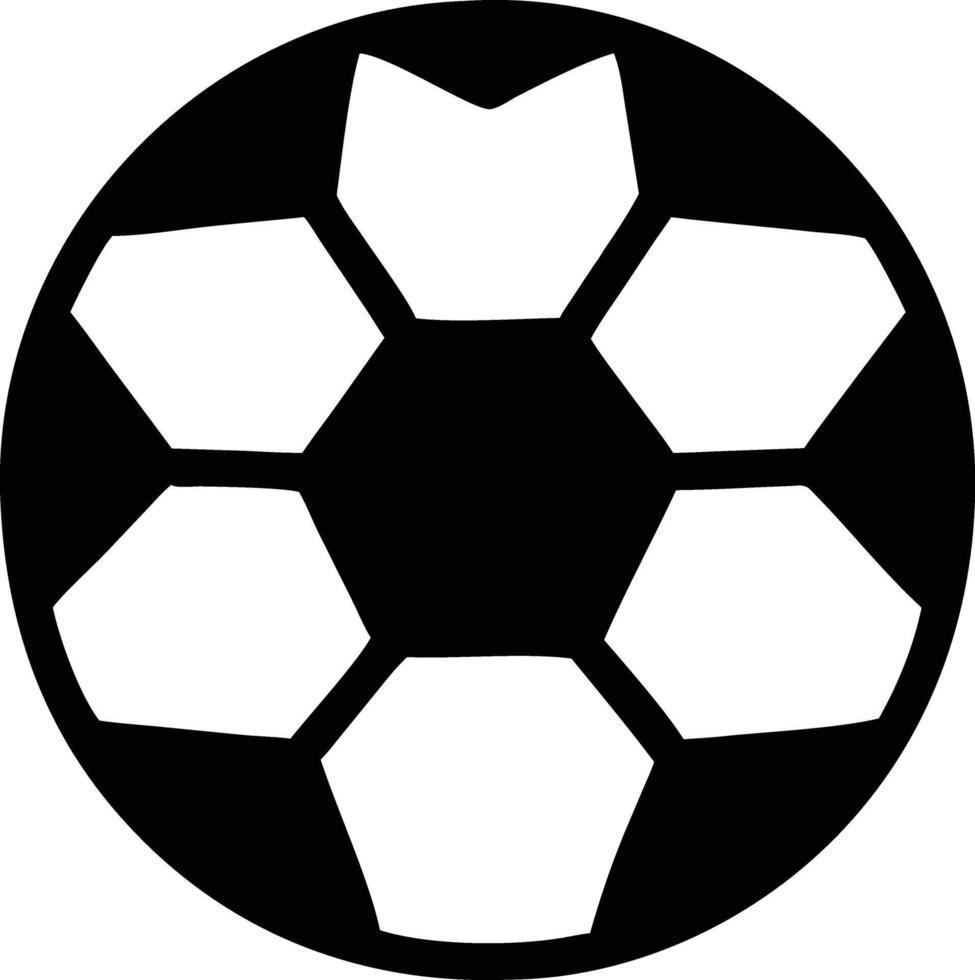 Artwork of football icon vector
