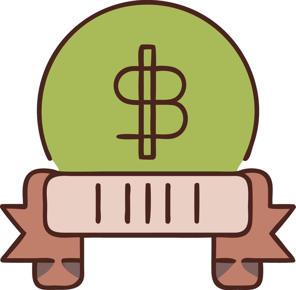 Art work of ribbonicon vector