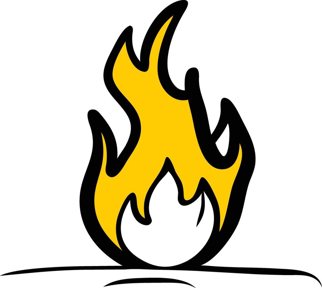 Fire icon design vector