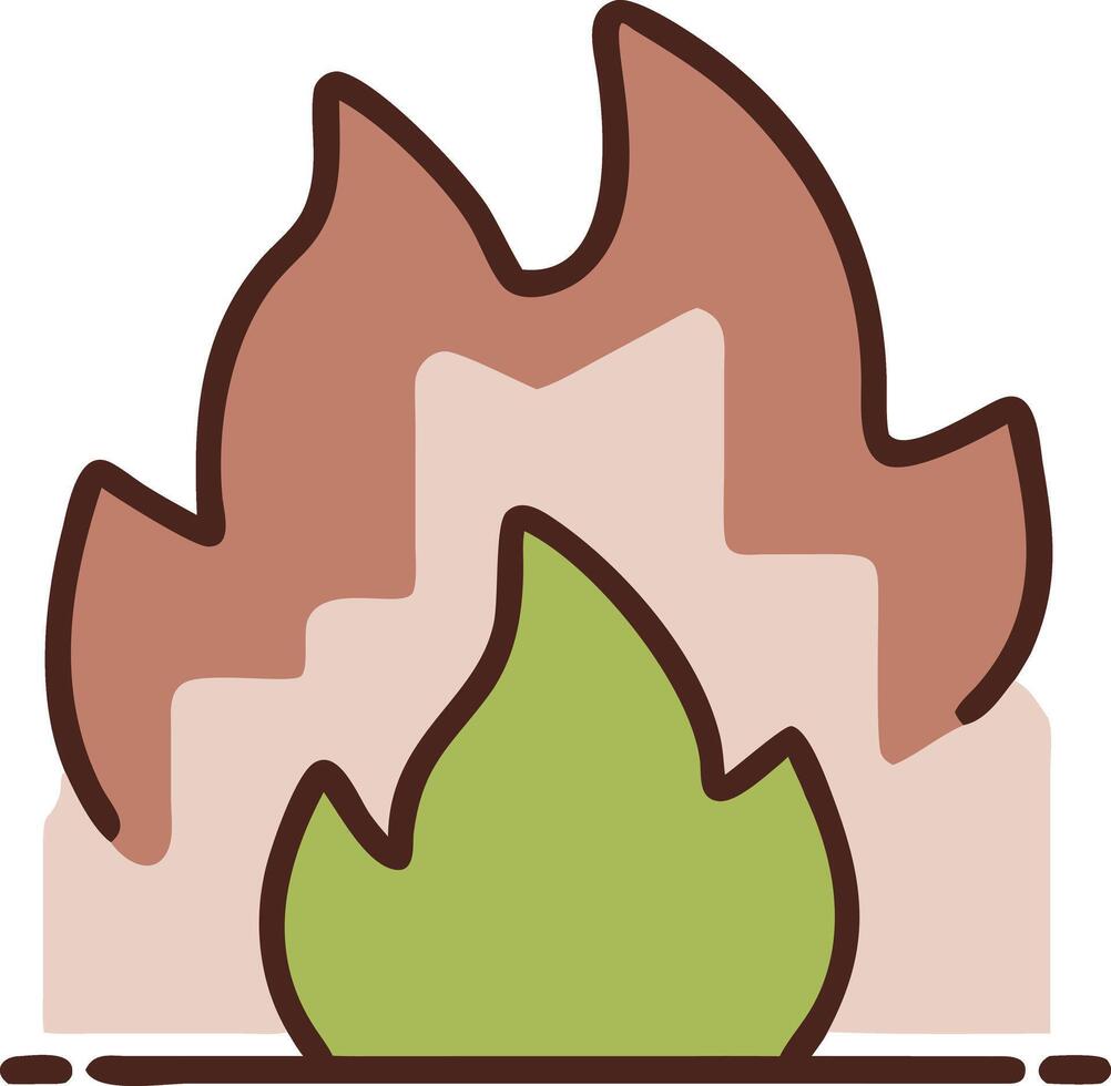 Fire icon design vector