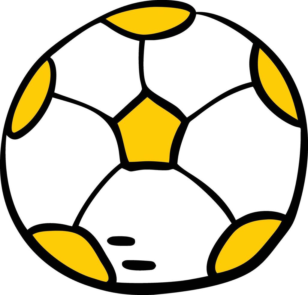 Artwork of football icon vector