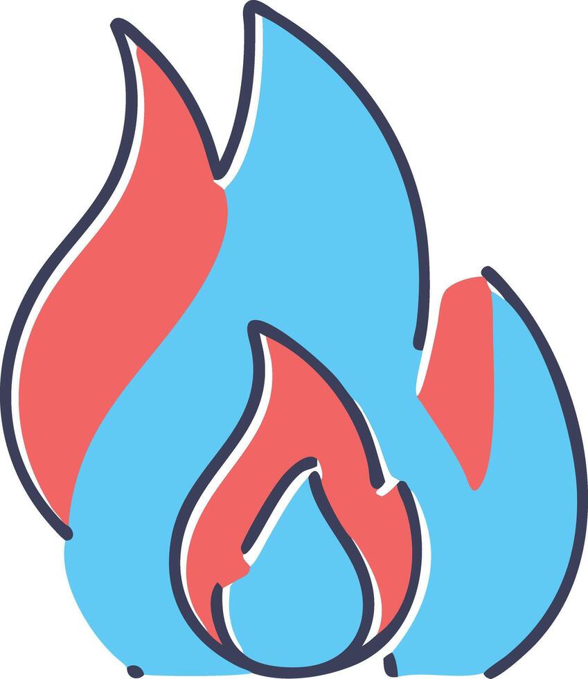 Fire icon design vector
