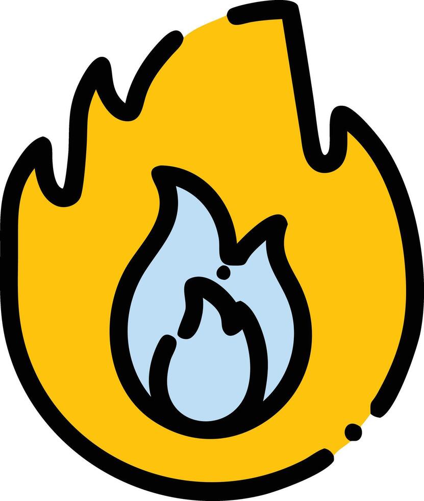 Fire icon design vector
