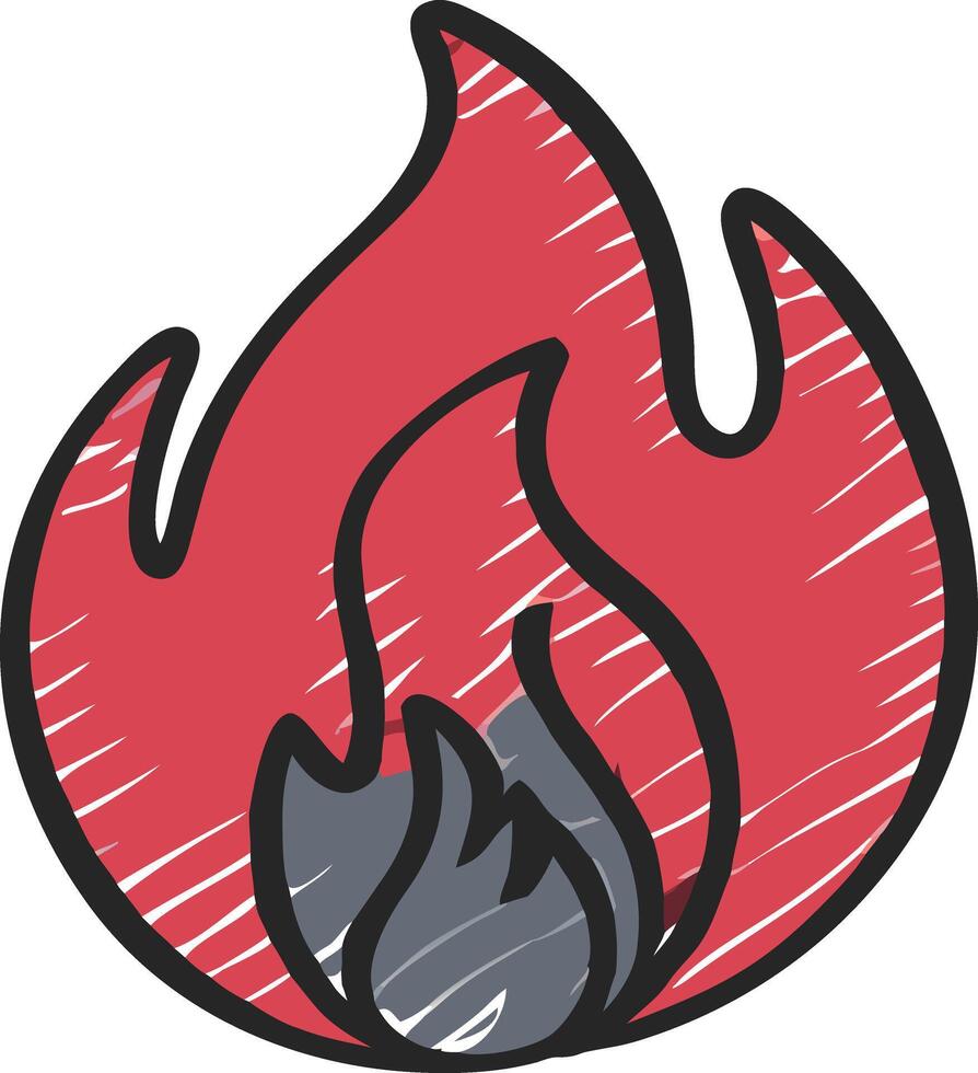 Fire icon design vector