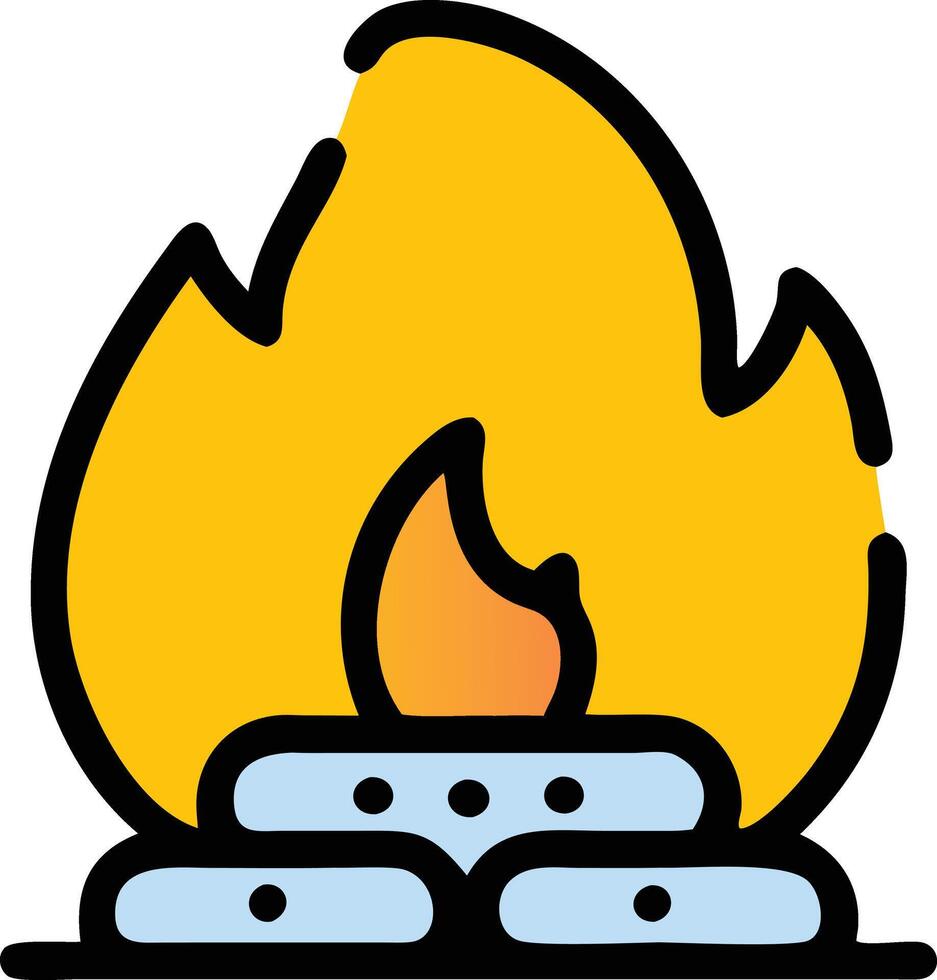 Fire icon design vector