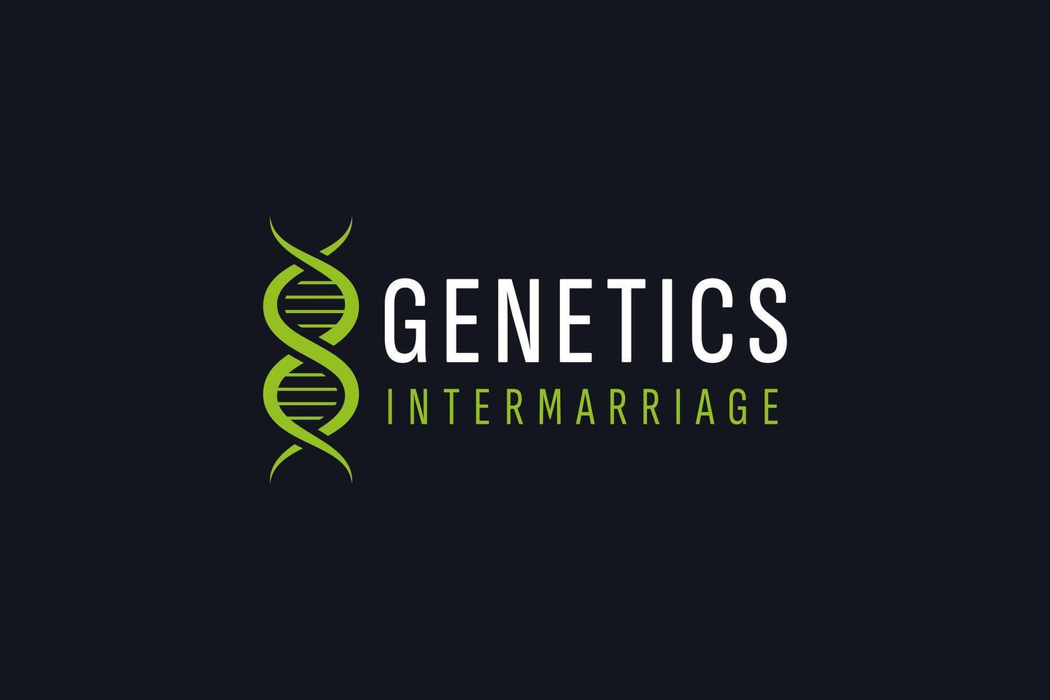 DNA logo design template icon for science technology vector