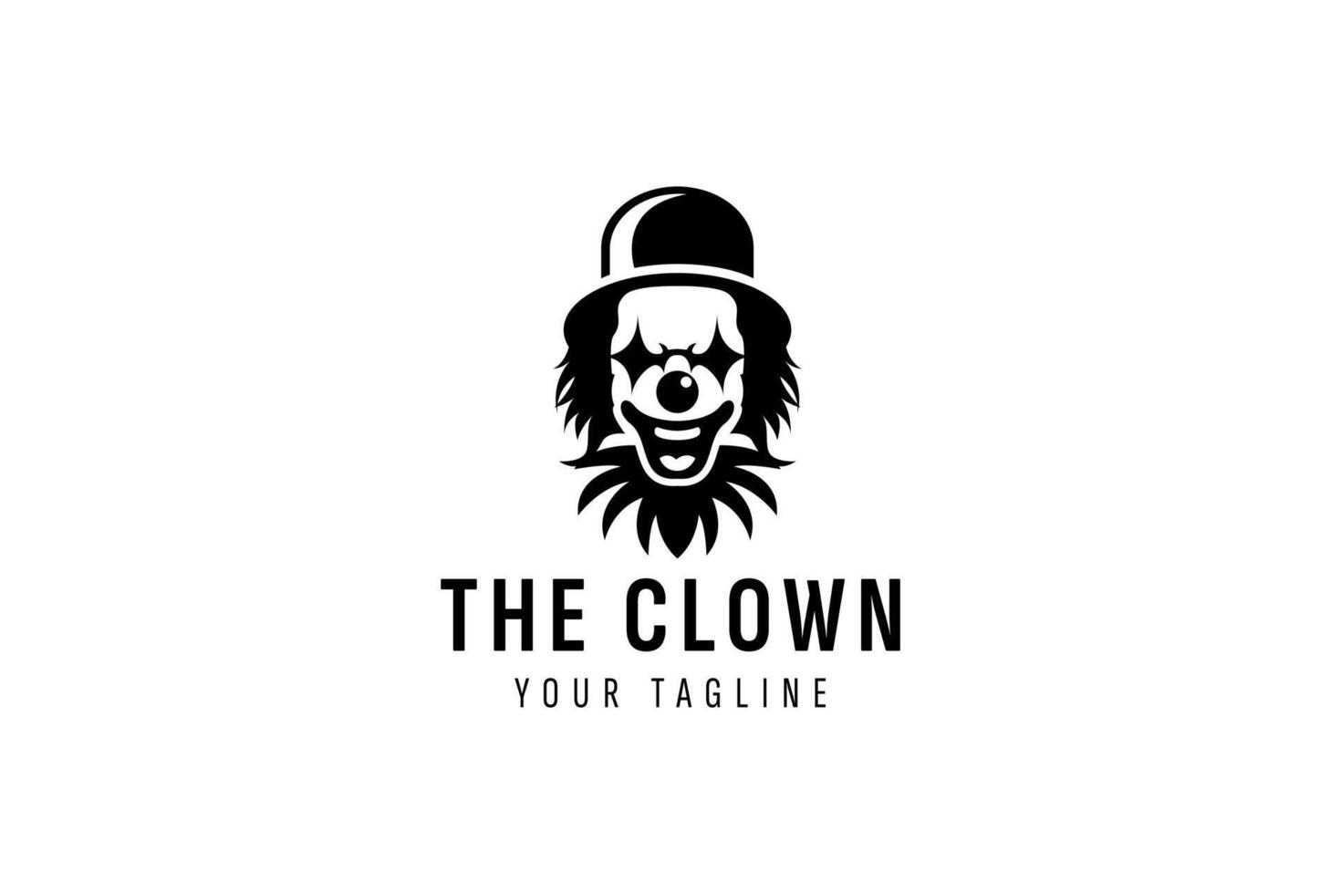 clown logo icon illustration vector