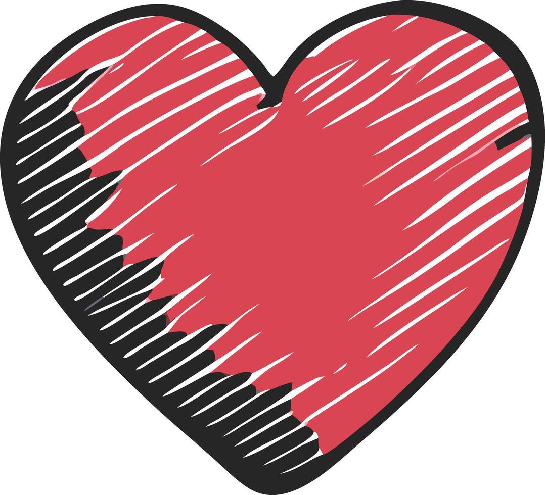 Artwork of heart vector