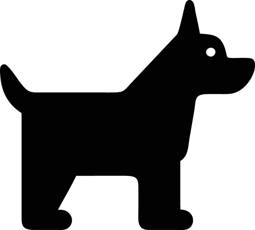 Artwork of dog vector