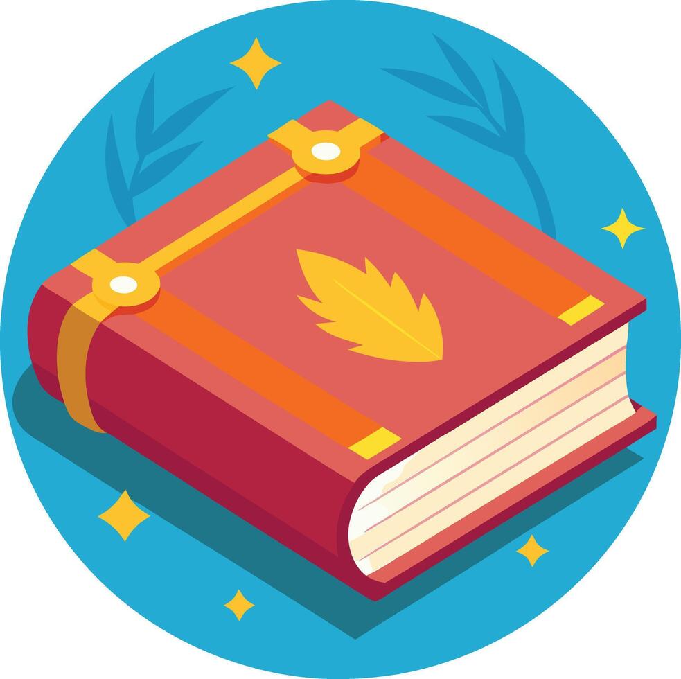 Artwork of book vector