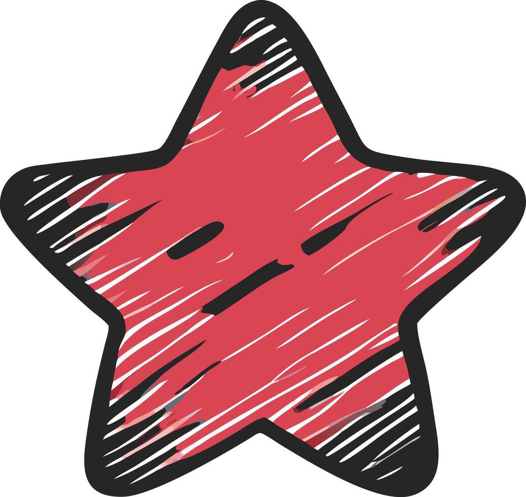 Artwork of star vector