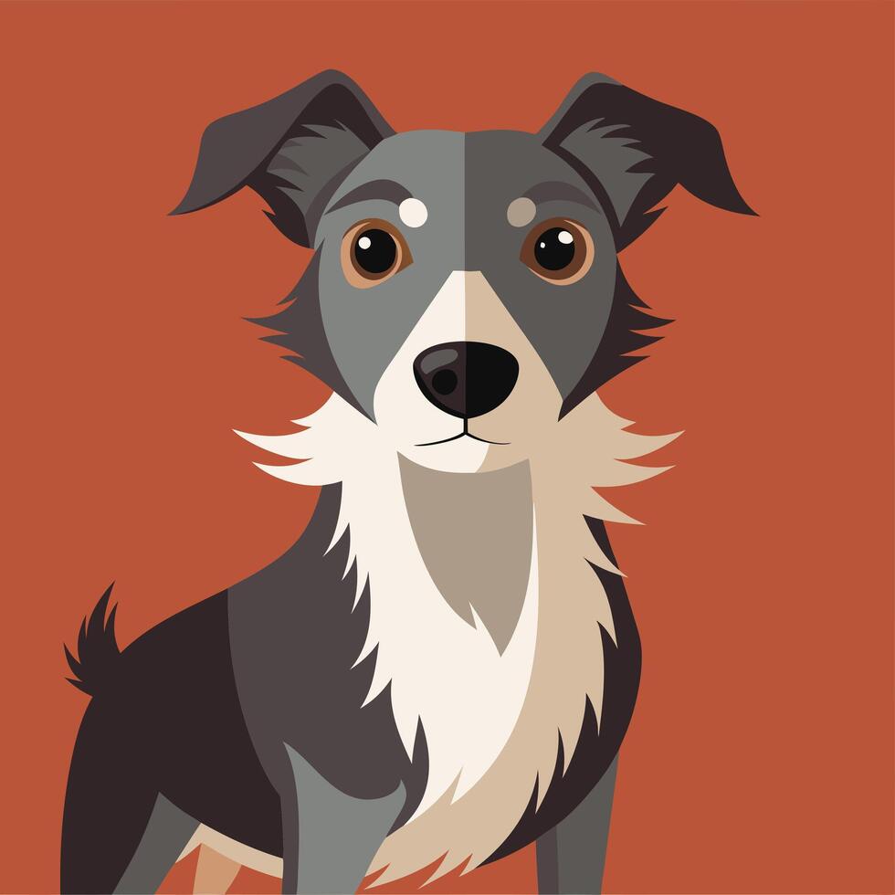 Artwork of dog vector