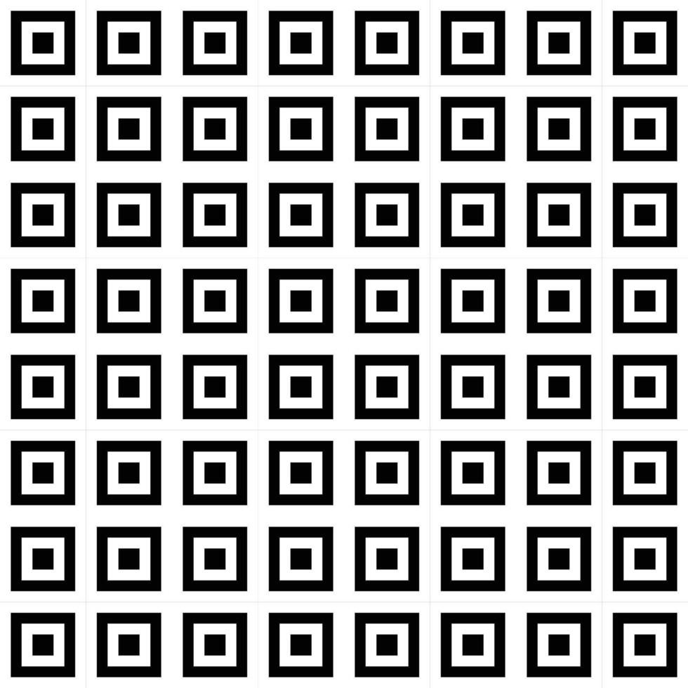 Retro black and white geometric pattern background, abstract circle, triangle and square lines art. Trendy bauhaus pattern backgrounds op-art set vector