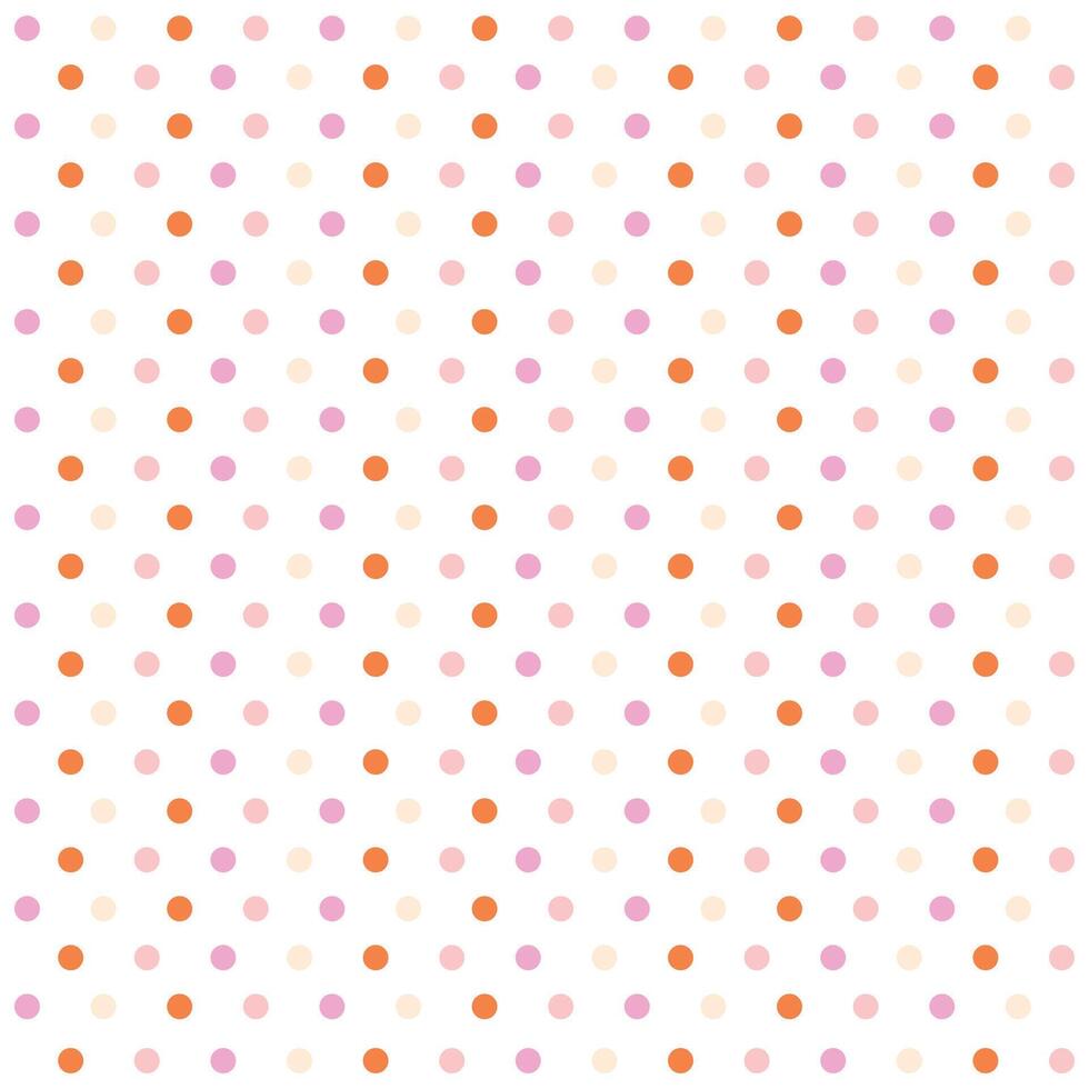 Polka Dot pattern, seamless texture colorful pattern vector