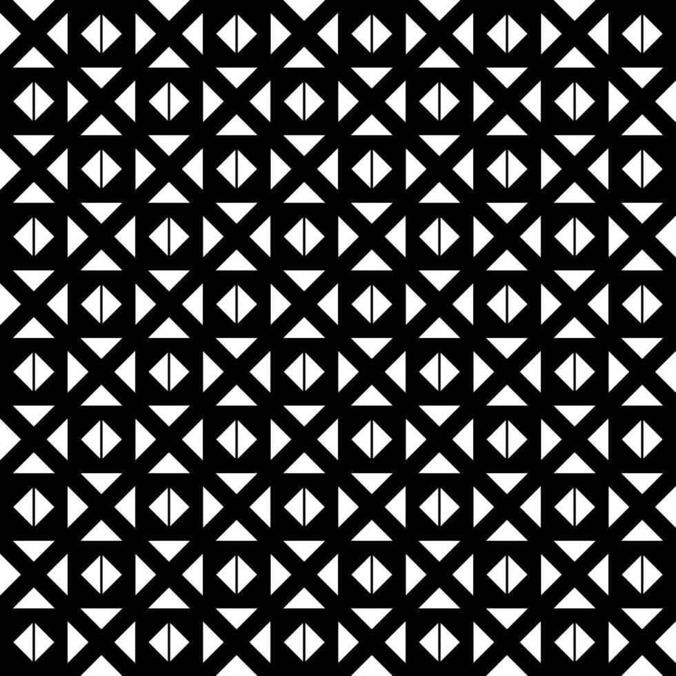 Retro black and white geometric pattern background, abstract circle, triangle and square lines art. Trendy bauhaus pattern backgrounds op-art set vector