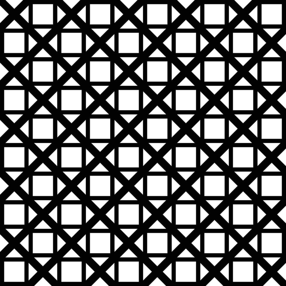 Retro black and white geometric pattern background, abstract circle, triangle and square lines art. Trendy bauhaus pattern backgrounds op-art set vector