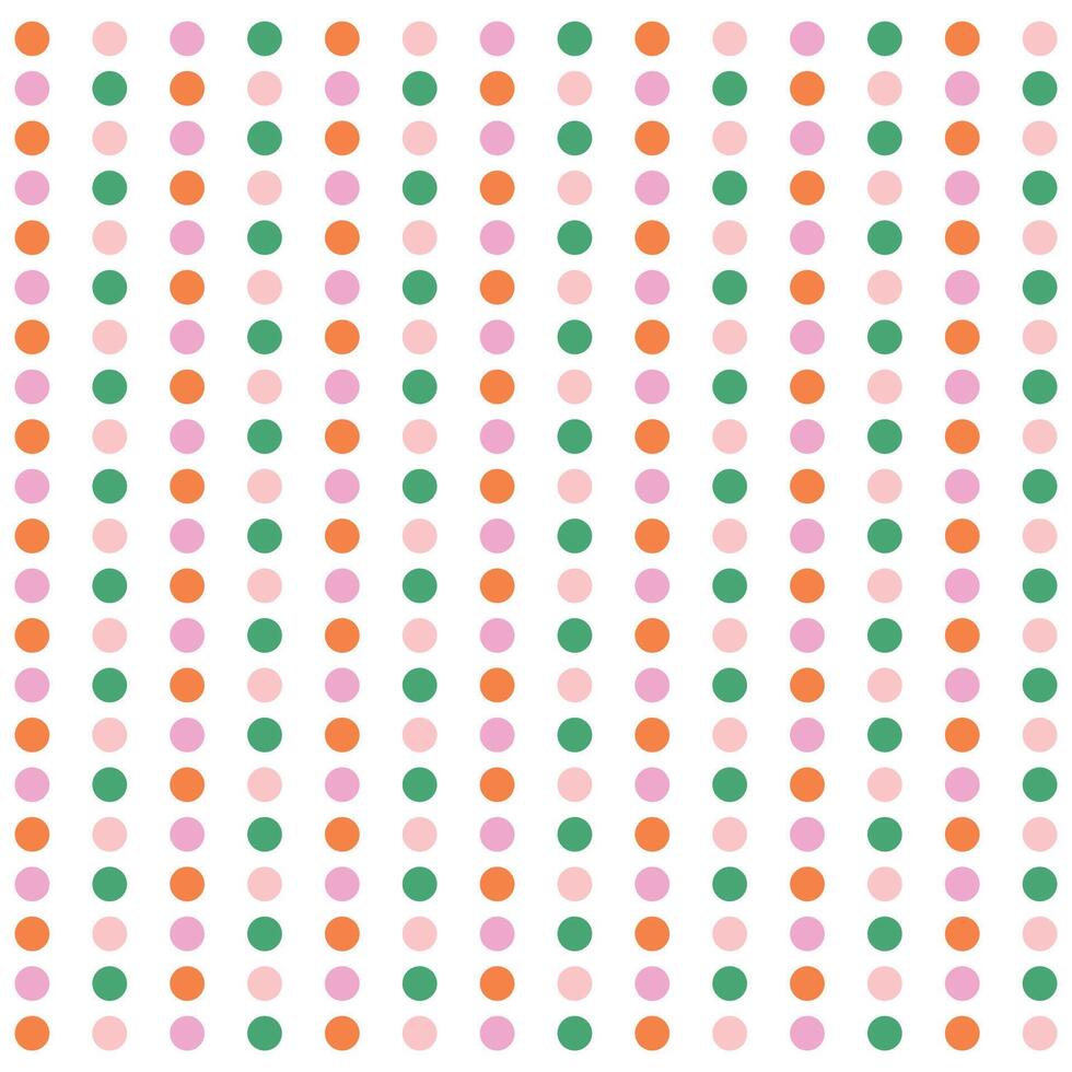 Polka Dot pattern, seamless texture colorful pattern vector